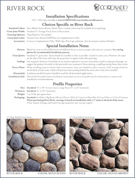 River Rock Specification Sheet