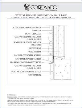 Foundation Wall Base (AMSV Continuing Down Foundation)